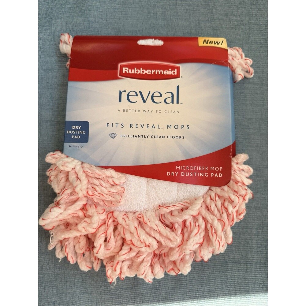 Rubbermaid REVEAL spray mop accessory MICROFIBER MOP DRY DUSTING PAD replacement